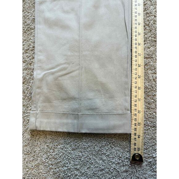 Polo by Ralph Lauren Hammond Pleated Chino Trouser Pants Beige Men's Size 36x34 - Picture 6 of 7